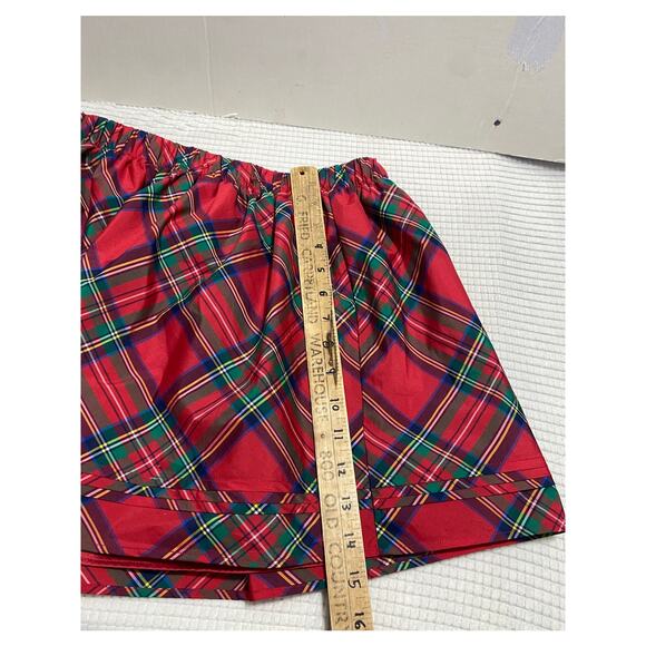 Girls Vineyard Vines Jolly Plaid Party Skirt Lighthouse Red sz Large -14- $65 - Picture 6 of 8